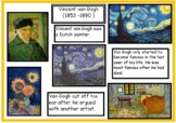 Van Gogh Knowledge Organiser/ Fact Sheet/ Crib Sheet/ Info