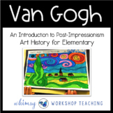 Van Gogh Starry Night Art Lesson (from Art History for Elementary Bundle)