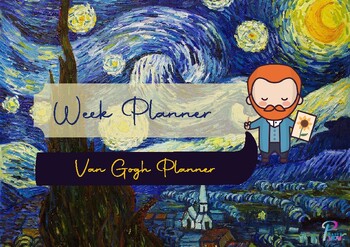 Preview of Van Gogh Week Planner