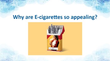 Preview of Vaping Advertisement Awareness SEL Lesson