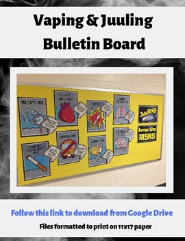 Preview of Vaping and Juuling Bulletin Board