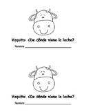 Vaquita: Librito para leer y colorear in Spanish