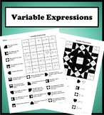 Variable Expressions Color Worksheet