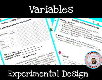 Preview of Variables Experimental Design Scientific Method Biology