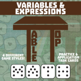 Variables & Expressions Game - Small Group TableTop Practi