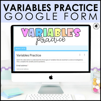 Preview of Independent & Dependent Variables Practice- Self Checking