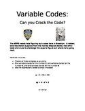 Variables Project/Basic Algebraic Equations PBL