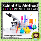 Variables Task Cards / Scoot Game with and without QR Code
