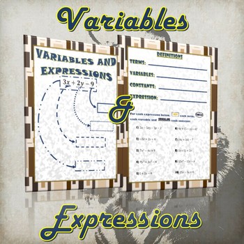 Preview of Variables and Expressions- Guided Notes and Practice