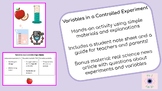 Variables in a Controlled Experiment Student Activity