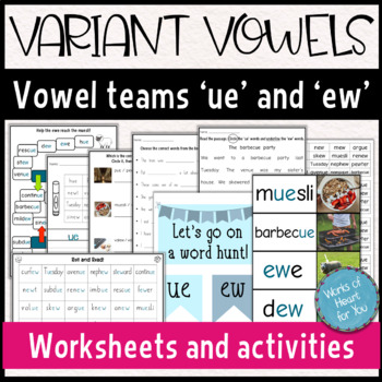 variant vowel u teaching resources teachers pay teachers