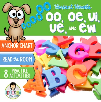 Preview of Variant Vowels: oo, oe, ui, ue, ew ~Phonics~ Activity Pack