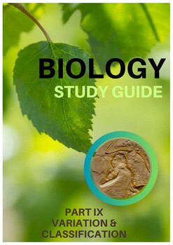 Preview of Variation & Classification - GCSE Biology Study Guide