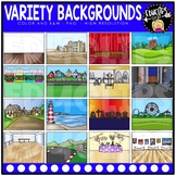 Variety Backgrounds Clip Art Set {Educlips Clipart}