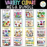 Variety Clipart Mega Bundle - Moveable Pieces - Clipart fo