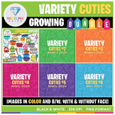 Variety Cuties Clipart Growing Mega BUNDLE!