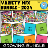Variety Mix Clipart GROWING BUNDLE 2024