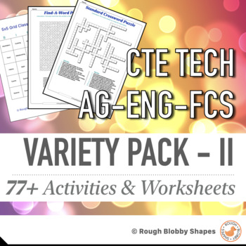 Preview of Variety Pack II of 77+ resources for CTE - Agriculture - Eng - FCS - Seasonal