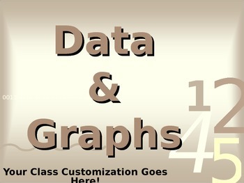 Preview of MATH GRAPHS & DATA Introduction to Various Graph Types PowerPoint PPT