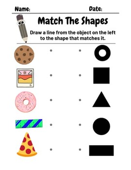 Preview of Various shapes tracing worksheets for kids