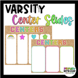 Varsity Letter Center Slides
