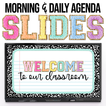 Preview of Varsity Letter Slides for Morning Meeting