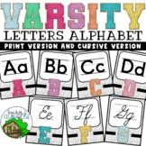 Varsity Letters Alphabet - Patch Letters Alphabet