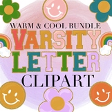 Varsity Letters Clipart Bundle