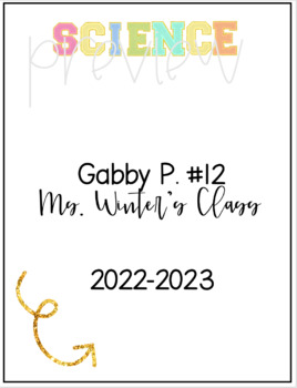 science binder cover 2022 2022
