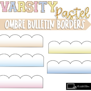 Printable Pastel Dripping Paint Page Border
