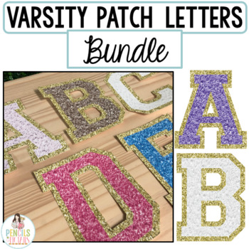 Preview of Varsity Patch Letters | Stoney Clover Lane Bundle