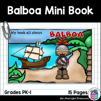 Preview of Vasco Nuñez de Balboa Mini Book for Early Readers: Early Explorers