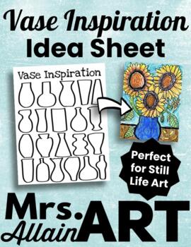Preview of Vase Inspiration Sheet