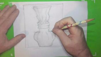 Preview of Vase or Faces Optical Illusion Step by Step