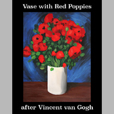 Vase with Red Poppies after Vincent van Gogh