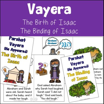 Preview of The Birth of Isaac and The Binding of Isaac | Vayera Childrens Book