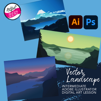 Preview of Vector Landscape Adobe Illustrator Lesson