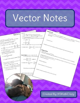 Preview of Vector Notes