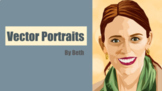 Vector Portraits - step by step lesson plan