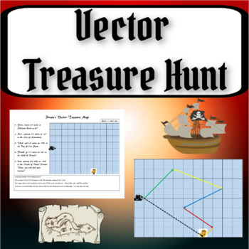 Preview of Vector Treasure Hunt!  Drawing Vectors Activity for Physics or Precalculus!