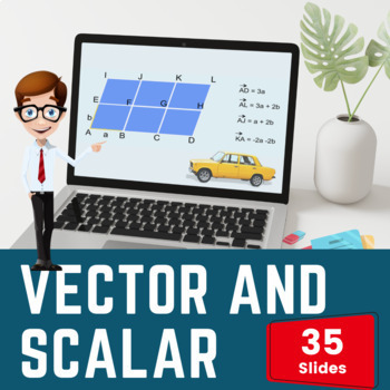 Preview of Vector and Scalar Digital Lessons and Activities 11th Grade