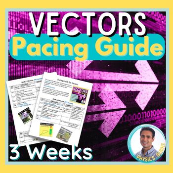 Preview of Vectors Pacing Guide - Physics