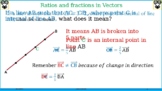 Vectors involving ratio