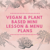 Vegan and plant based mini lesson & meal planning