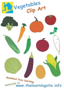 Preview of Vegetable Clip Art