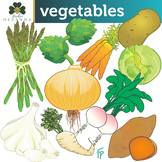 Vegetable Clip Art Set