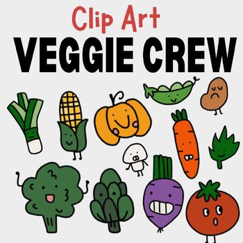 Preview of Vegetable Clip Art set