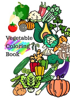 Preview of Vegetable Coloring Book