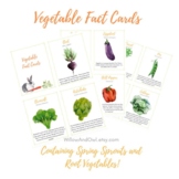 Vegetable Fact Cards