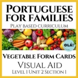 Vegetable Form Cards | Olá Portuguese for Families